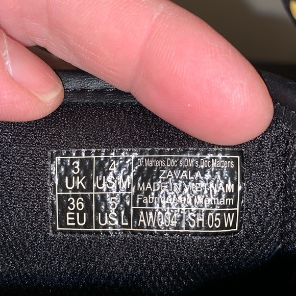 Dr Doc Marten’s Zavala J.  Black.  Leather. - Picture 6 of 8